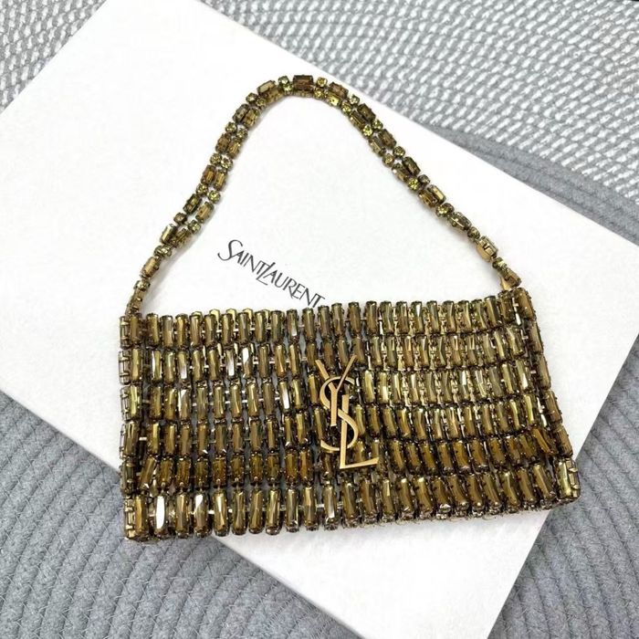 YSL krysztalowa torebka luxus obledna vip