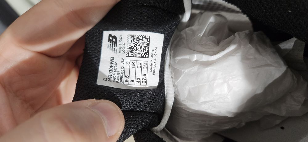 Кросівки New balance  MR530EWB. Розмір 38.5, 43