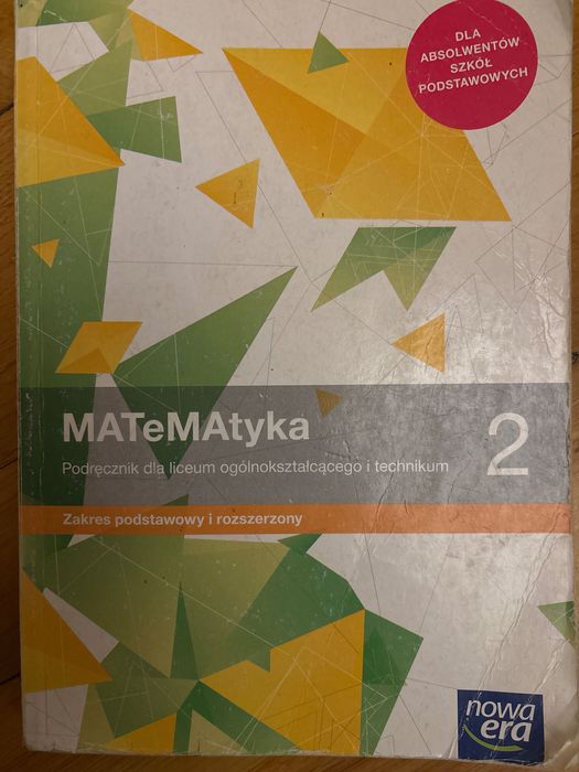 Matematyka 2 Nowa Era Podręcznik dla liceum i technikum