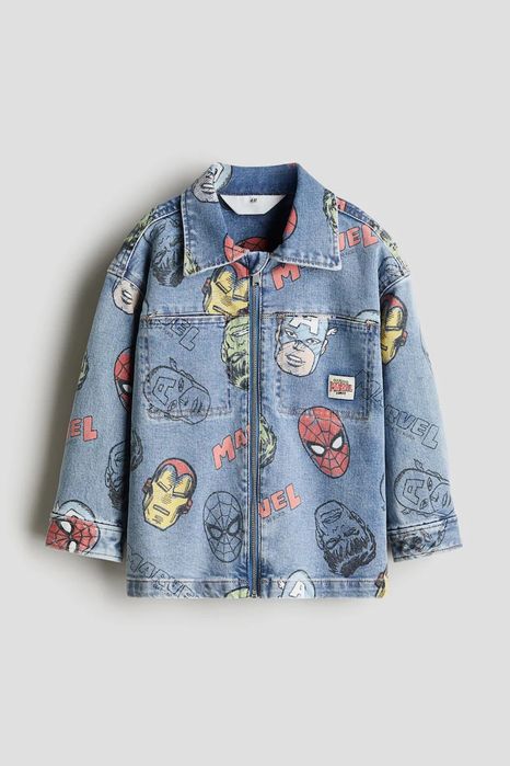 Джинсова куртка H&M Marvel для хлопчика