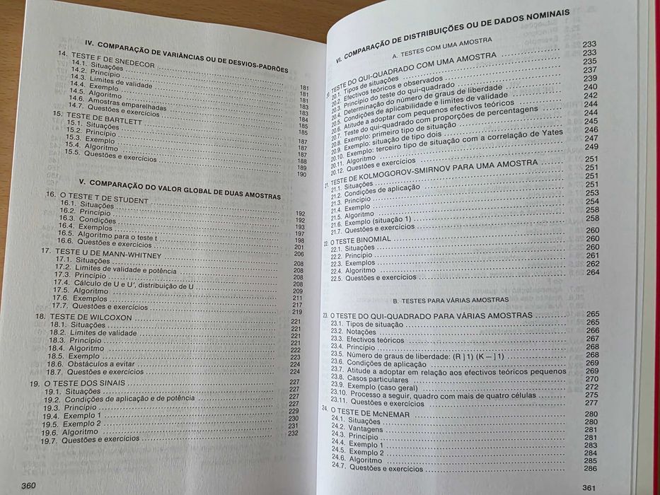 Livro "Conceitos e Métodos da Estatística" de Louis d'Hainnaut
