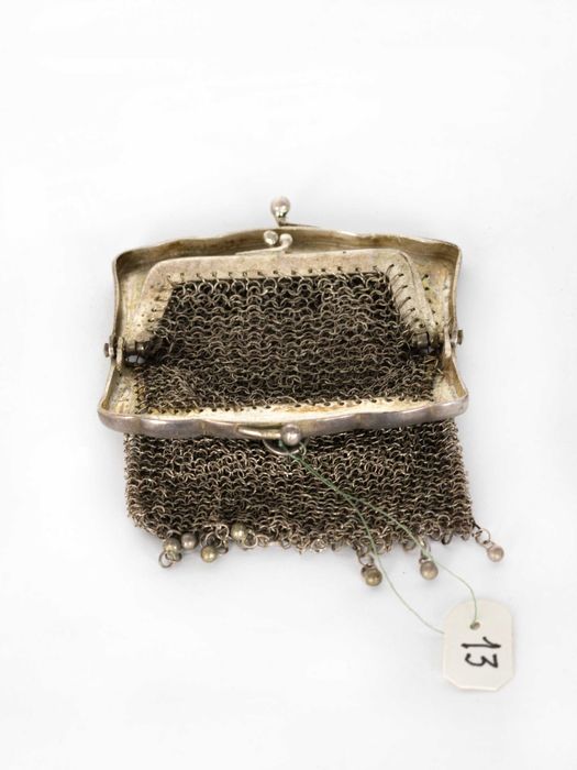 Bolsa de moedas | malha de prata