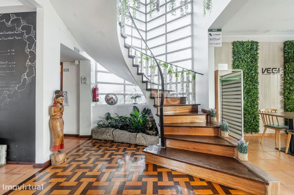 Trespasse de Restaurante Vegetariano com Jardim – Centro da Maia