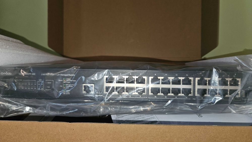 Комутатор TP-Link SG3428XPP-M2, 24 порти 2.5G Ethernet, PoE++