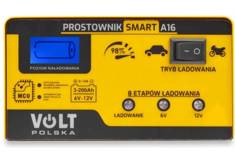 Зарядний пристрій SMART 6V/12V 15A A16