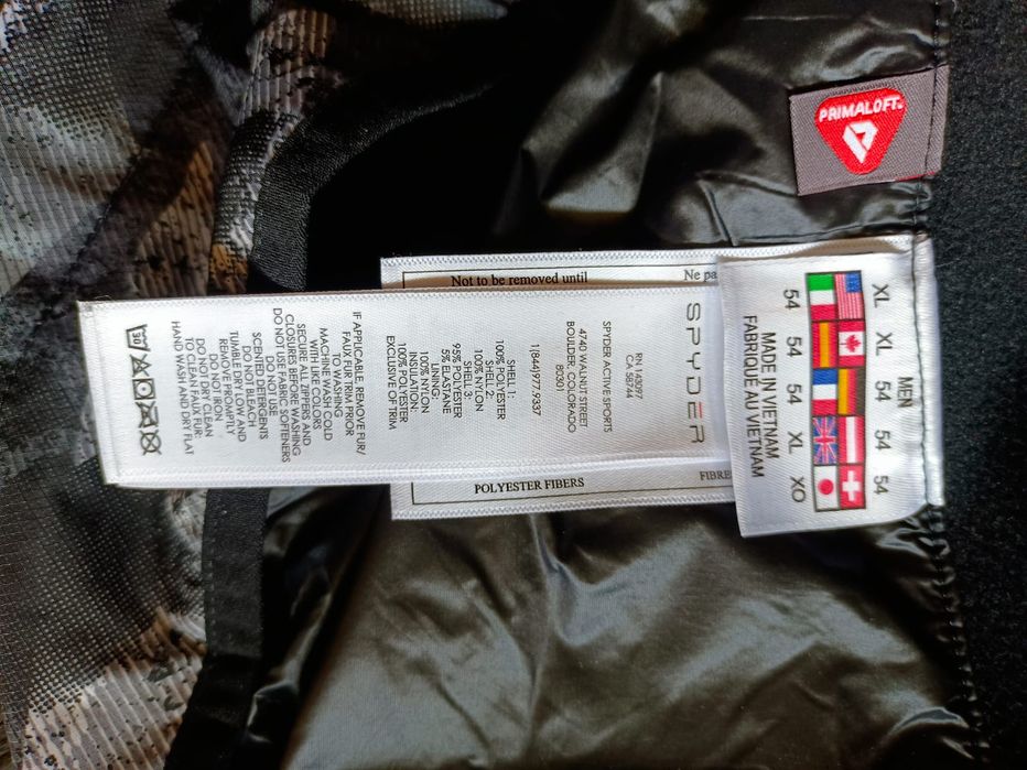 Kurtka  sportowa Spyder  thermal  insulator