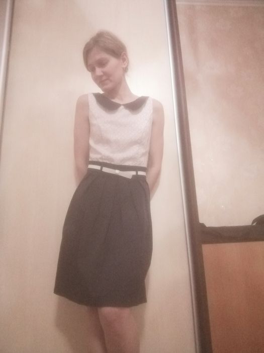 Винтажное платье на худенькую девушку либо на школьницу или девочку-по