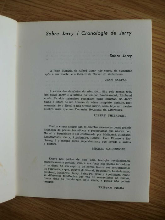 O Super Macho Alfred Jarry  -  1ª edição