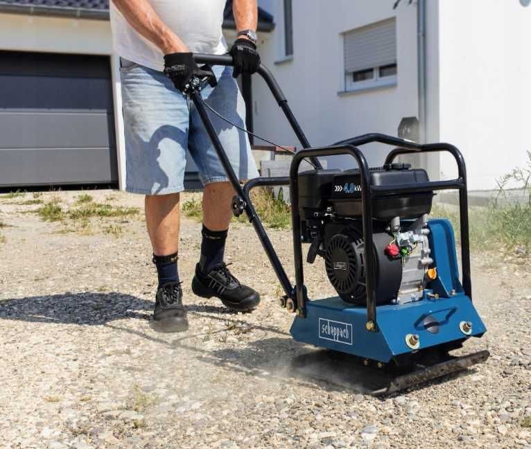 Zagęszczarka Gruntu SCHEPPACH Spalinowa 60KG 15kN do Kostki Drogi