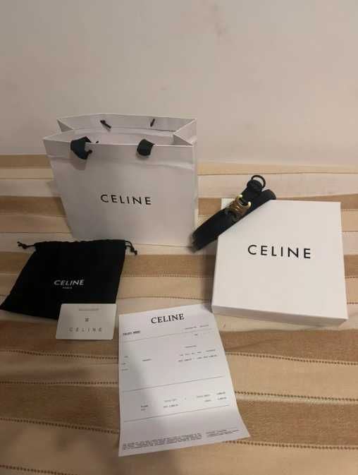 Cinto celine 75cm marrom