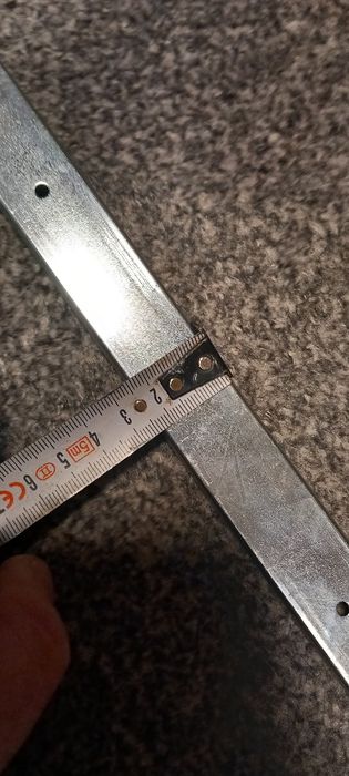 Prowadnica do szuflady 71cm z blokadą