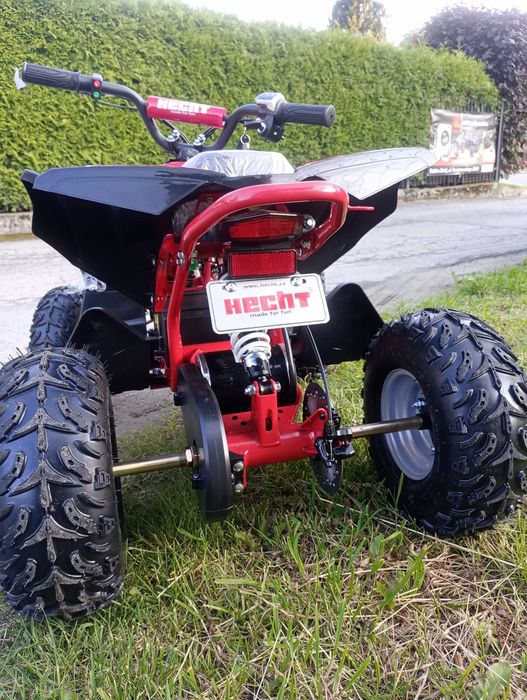 Quad akumulatorowy - HECHT czerwony sport 1200 W