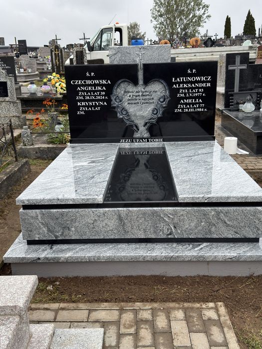 Pomniki/Parapety/Grobowce