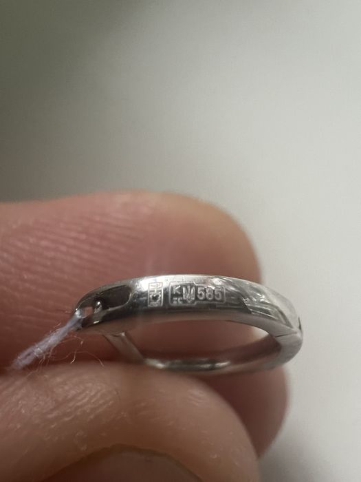 Серьги конго с бриллиантами