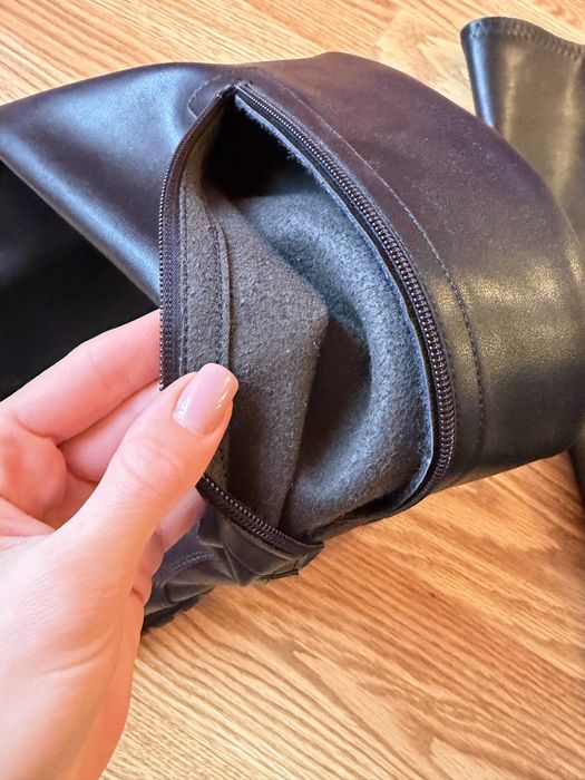 Продам шкіряні ботфорти