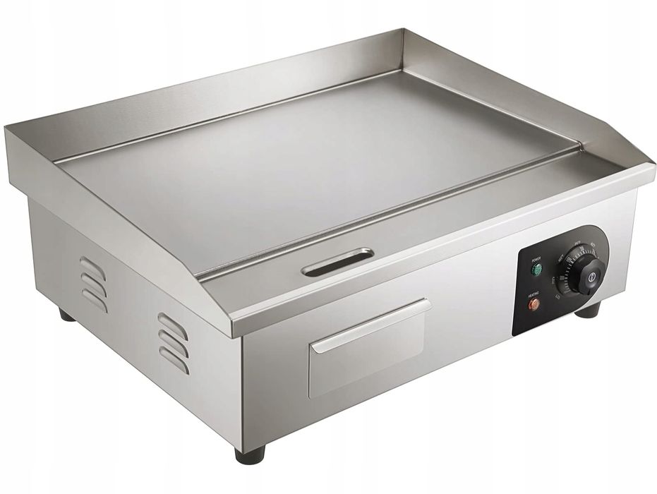 Tradycyjny grill elektryczny Vevor EG-818EU srebrny/szary 3000 W - DEFEKT!
