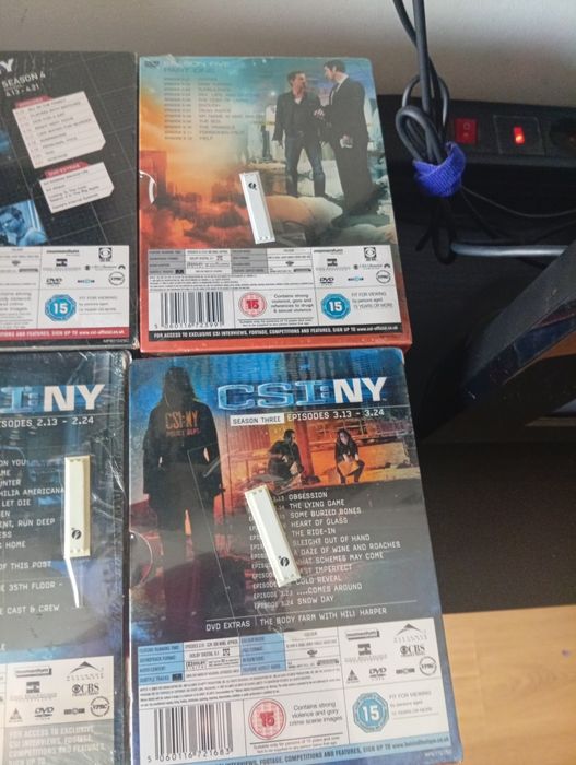 Conjunto de dvds CSI:NY selados