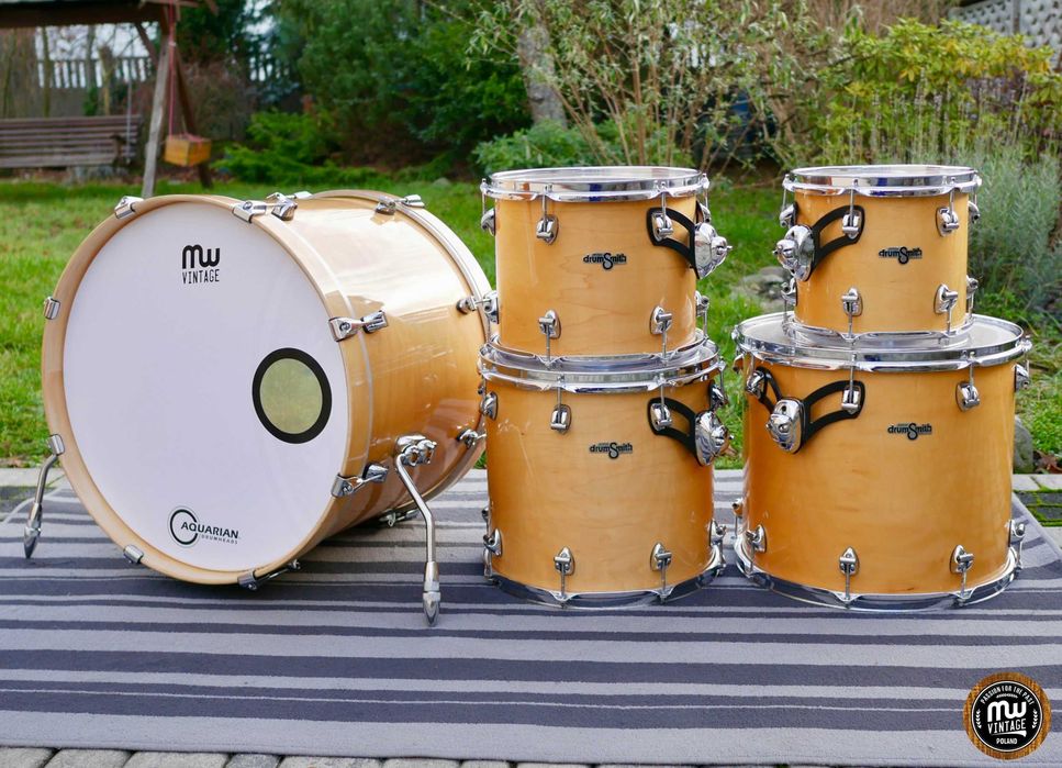 ‼️ Perkusja Ayotte DrumSmith 22”, 10", 12", 14”, 16” Natural ‼️