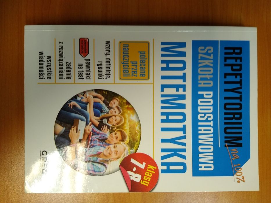 Repetytorium z matematyki, kl. 7-8, Greg, szkoła podstawowa