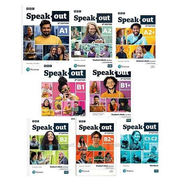 SpeakOut 3rd Edition A1, A2, A2+, B1, B1+, B2, B2+, C1/C2