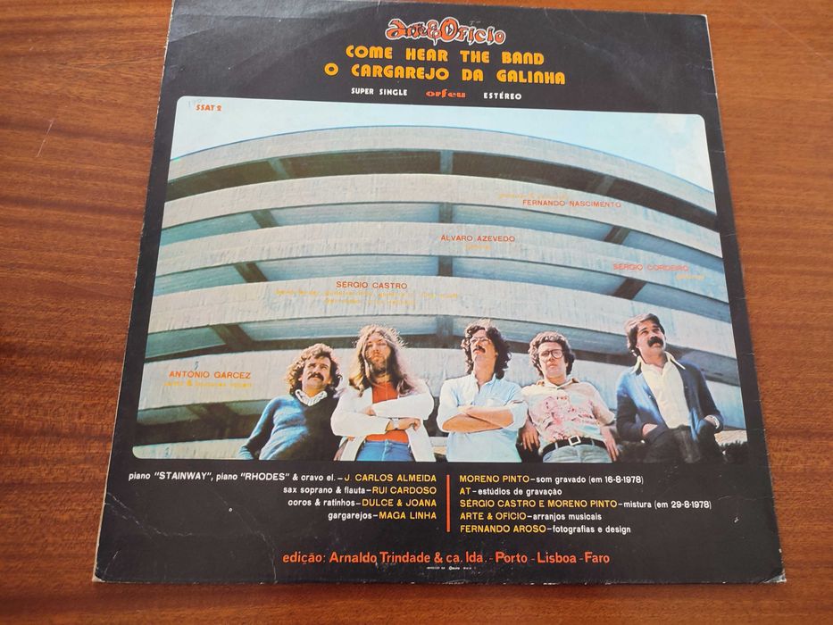 Arte & Ofício Vinyl, 12", 45 RPM, Maxi-Single