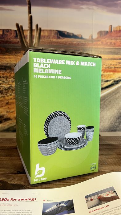 pratos melamina 16peças Autocaravana