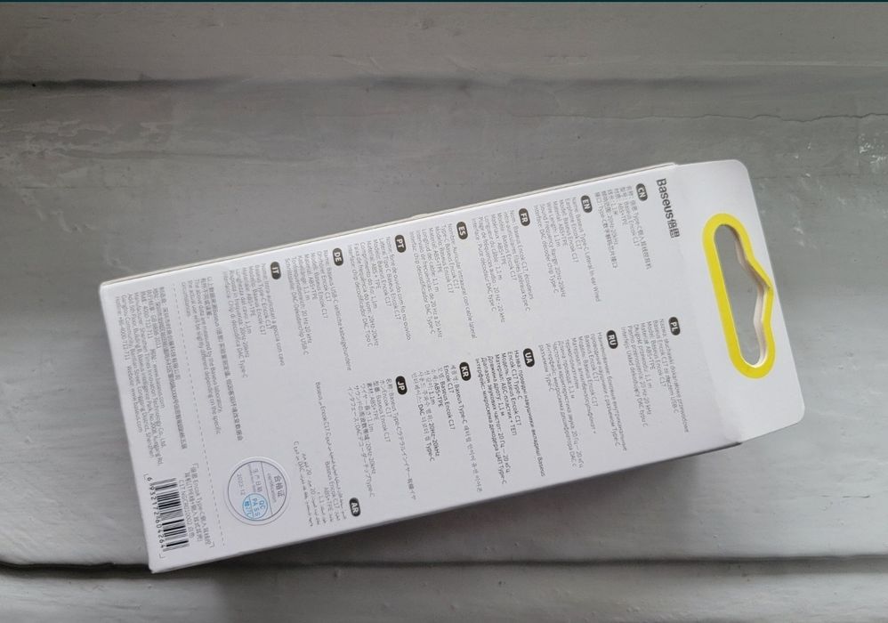 Наушники новие Baseus Encok C17 Lateral in-ear Wired Earphone Type-C