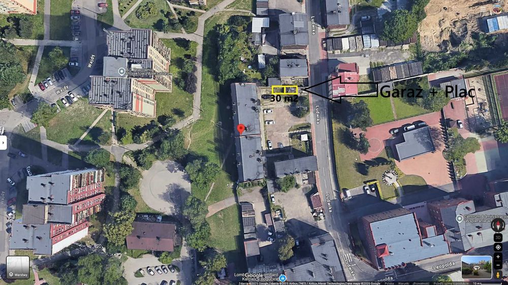 Garaż Magazyn Parking wraz z 2 miejscami parkingowymi 30 m2 Katowice !