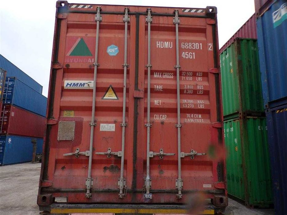 Kontener 40'HC, morski, używany - ilość ograniczona, promocja.