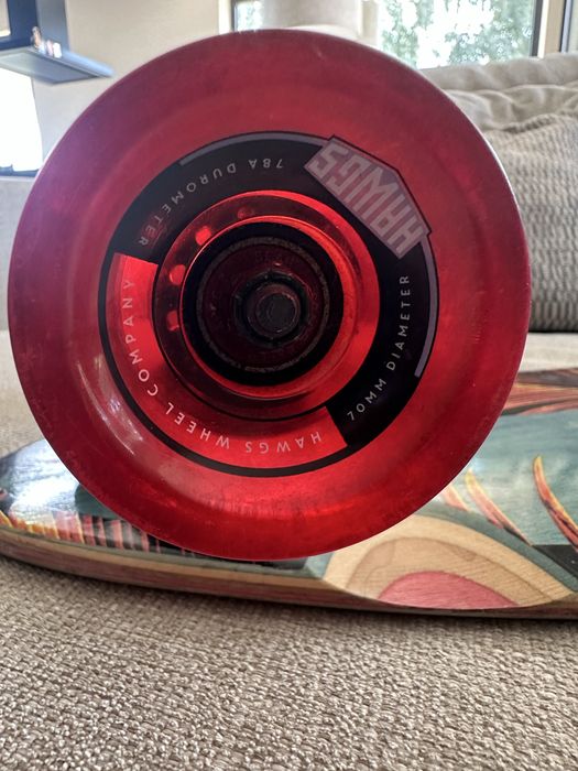Landyachtz Maple Ripper Tropical Nights – longboard w bardzo dobrym stanie