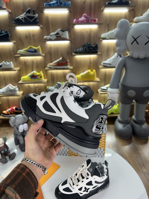 Кросівки снікерси Louis Vuitton LV Skate Trainers Grey / White