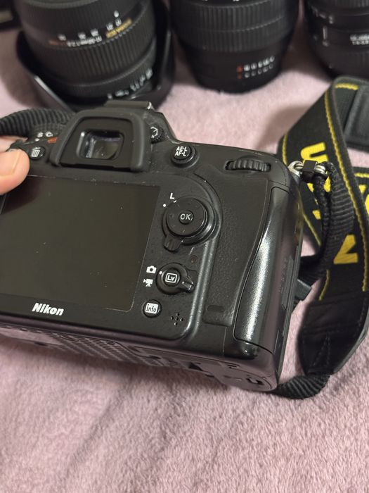 Nikon D7100 + обʼєктиви 50 17-70 18-55 70-300 55-200 фотоапарат