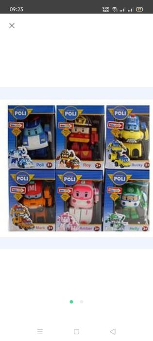 Герої трансформери Робокар Полі