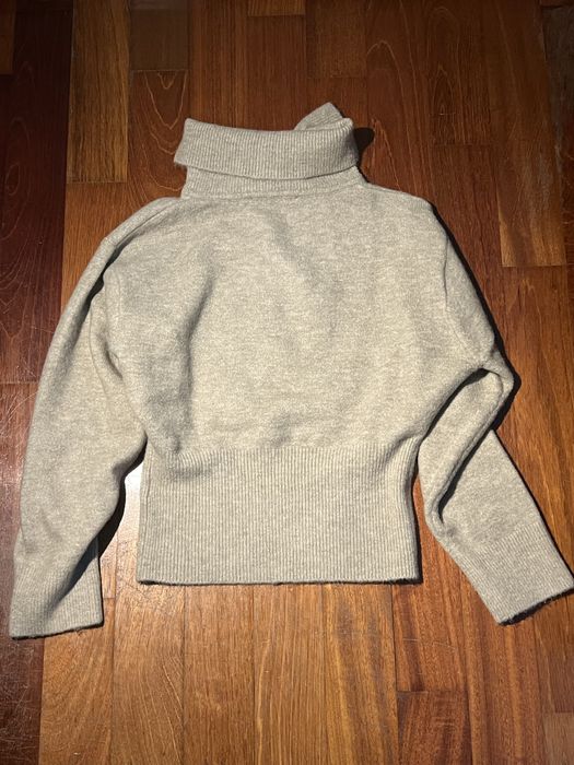 Camisola bege malha Zara