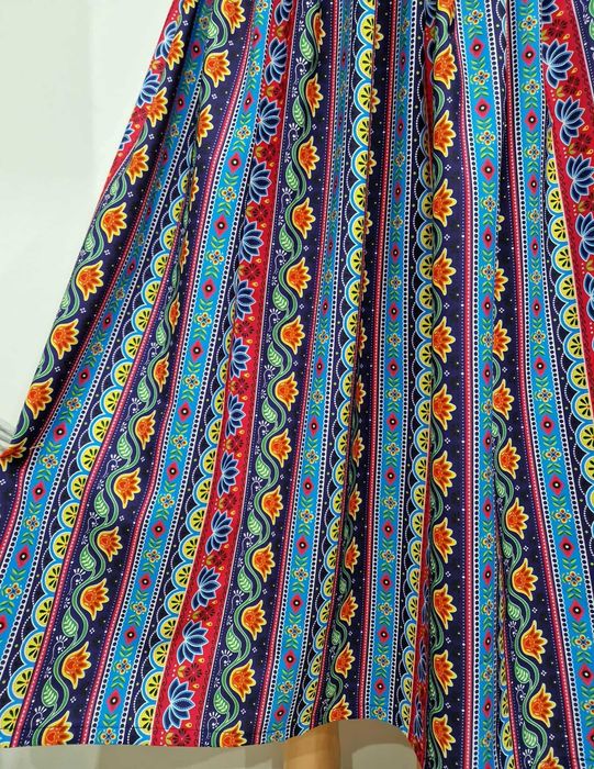 Spódnica ludowa, pasiak, etniczne wzory M(38)