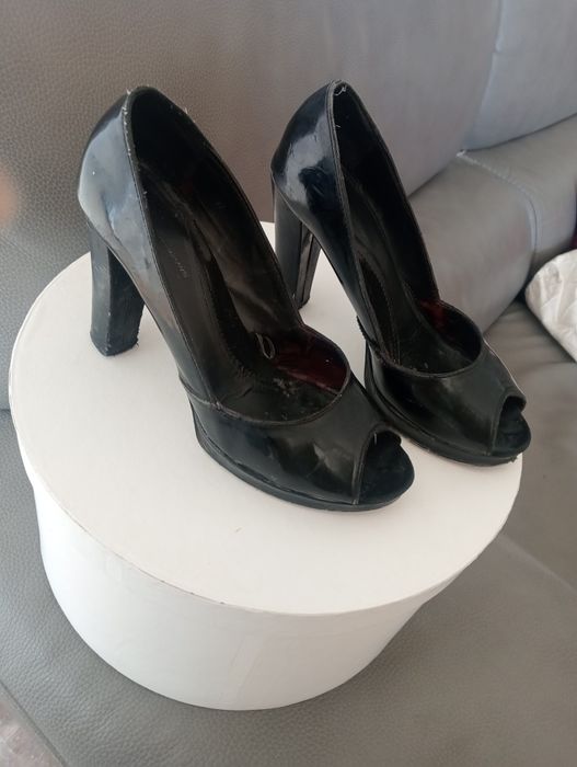 Sapatos couro envernizado Mango 37