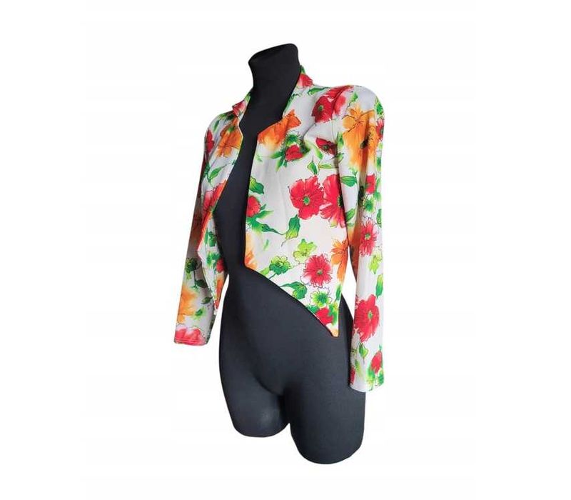 Asymetryczna narzutka w kwiaty 36,S/38,M Dolls Paris