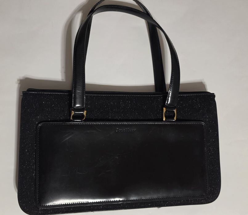 ColeHaan - czarna elegancka torebka  do ręki