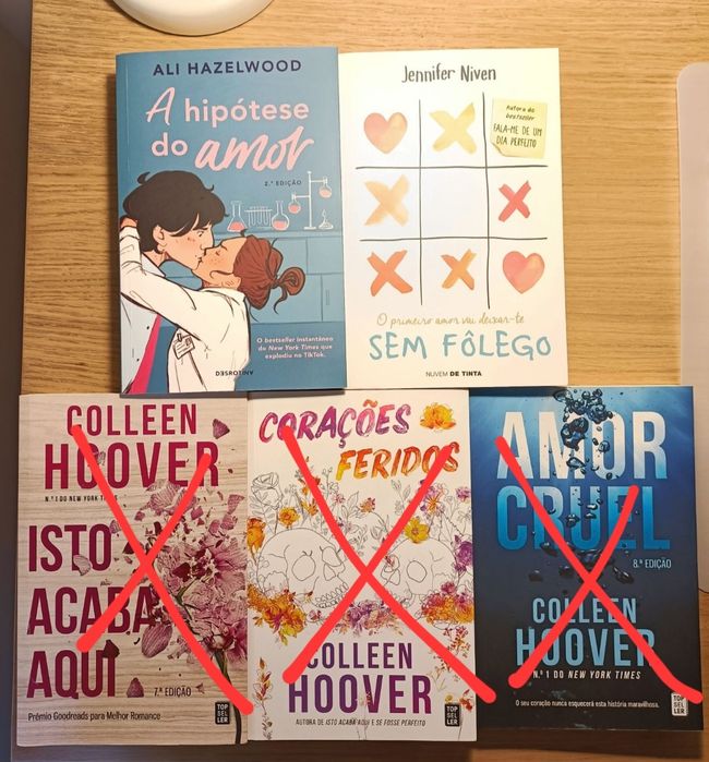 Vários Livros (Colleen Hoover e outros) Leitura jovem adulto