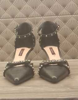 Uterque/ Massimo Dutti czółenka ćwieki r.38