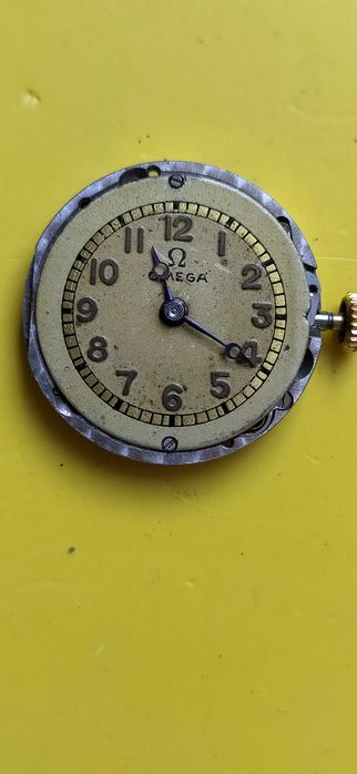 Kolekcjonerski mechanizm Omegi z 1919 roku po przeglądzie śr. 20,35 mm