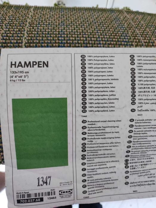 4 tapetes como novos