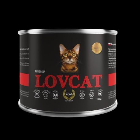 Lovcat beef 6x200g