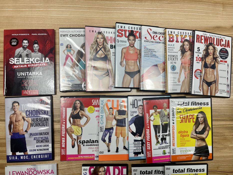 Zestaw płyt Chodakowska Choiński Lewandowska Rybarczyk