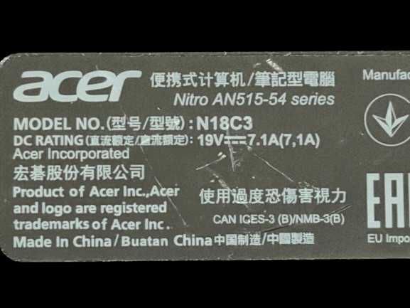 Laptop Acer Nitro 5 AN515-54