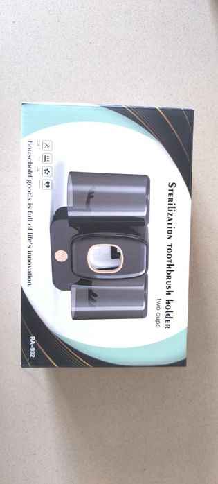 Esterilizador escova de dentes com 2 copos