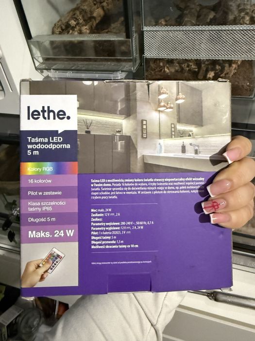 Nowa tasma led kolorowa wodoodporna 5m