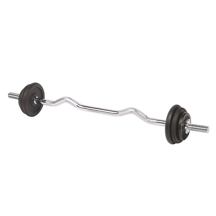 Zestaw sztangowy łamany inSPORTline BEZ20 9-20 kg