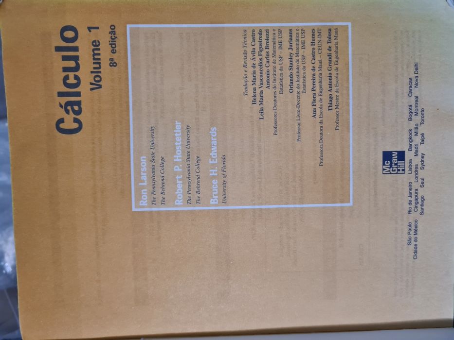 Cálculo Volume 1 Oitava Edição⁶