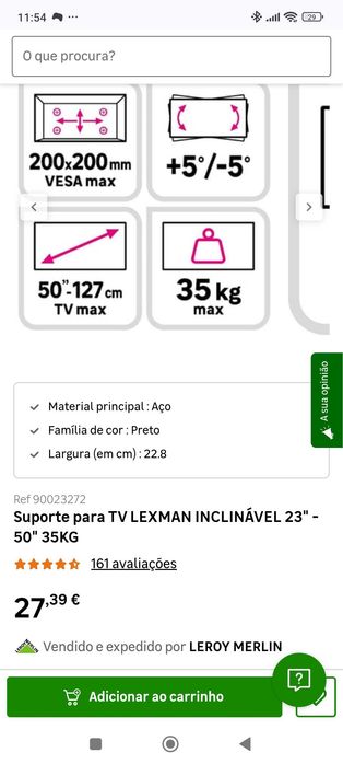 Suporte de tv...